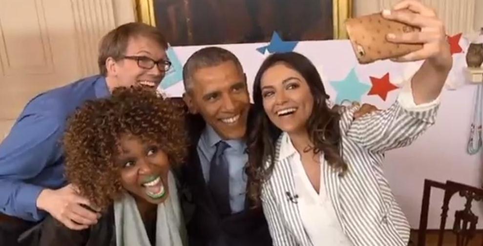 Obama YouTube Stars courtesy whitehouse.gov