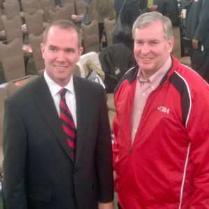 Chuck Brewer with Mayor Ballard at GOP Slating Convention