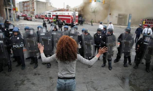 Protests in Baltimore After Funeral Held For Baltimore Man Who Died While In Police Custody