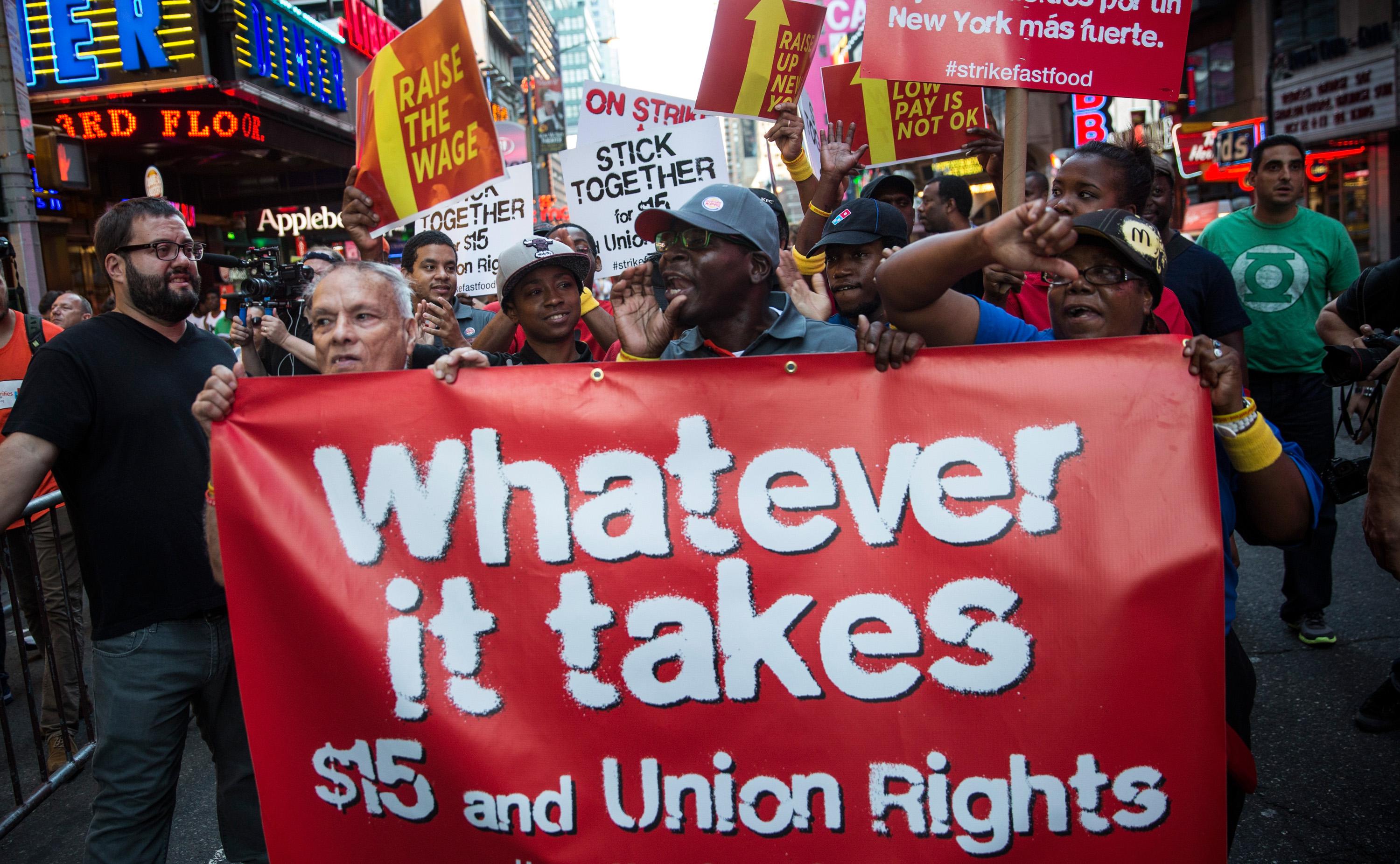 Fast Food Workers Organize National Day To Strike For Higher Wages