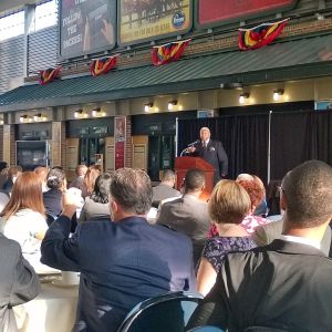 Gov Pence at 10 Point Breakfast