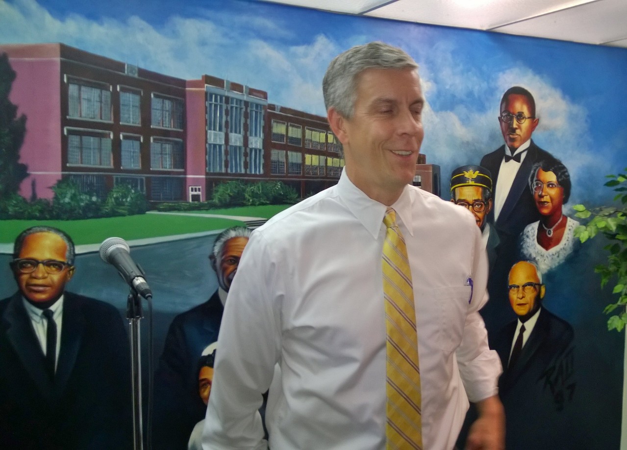 Sec of Ed Arne Duncan In Indy