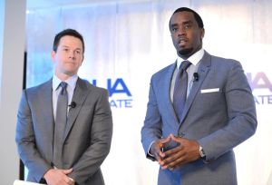 Sean 'Diddy' Combs And Mark Wahlberg Host Press Conference To Announce Their Newest Venture, Water Brand AQUAhydrate