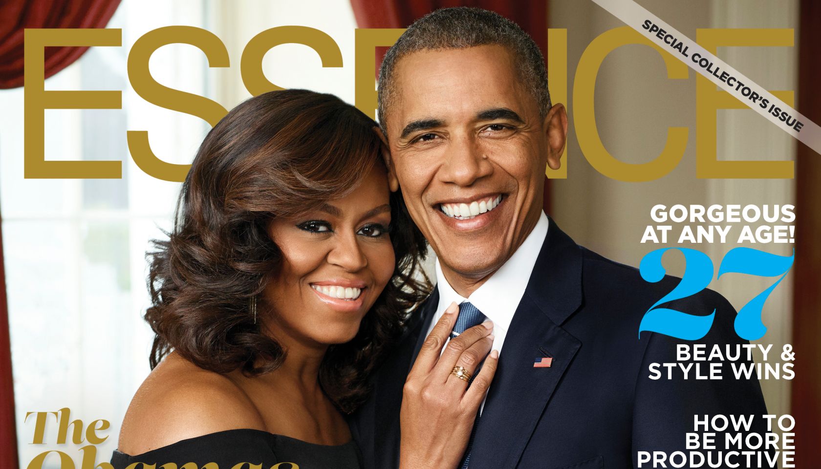 Barack & Michelle Essence Cover