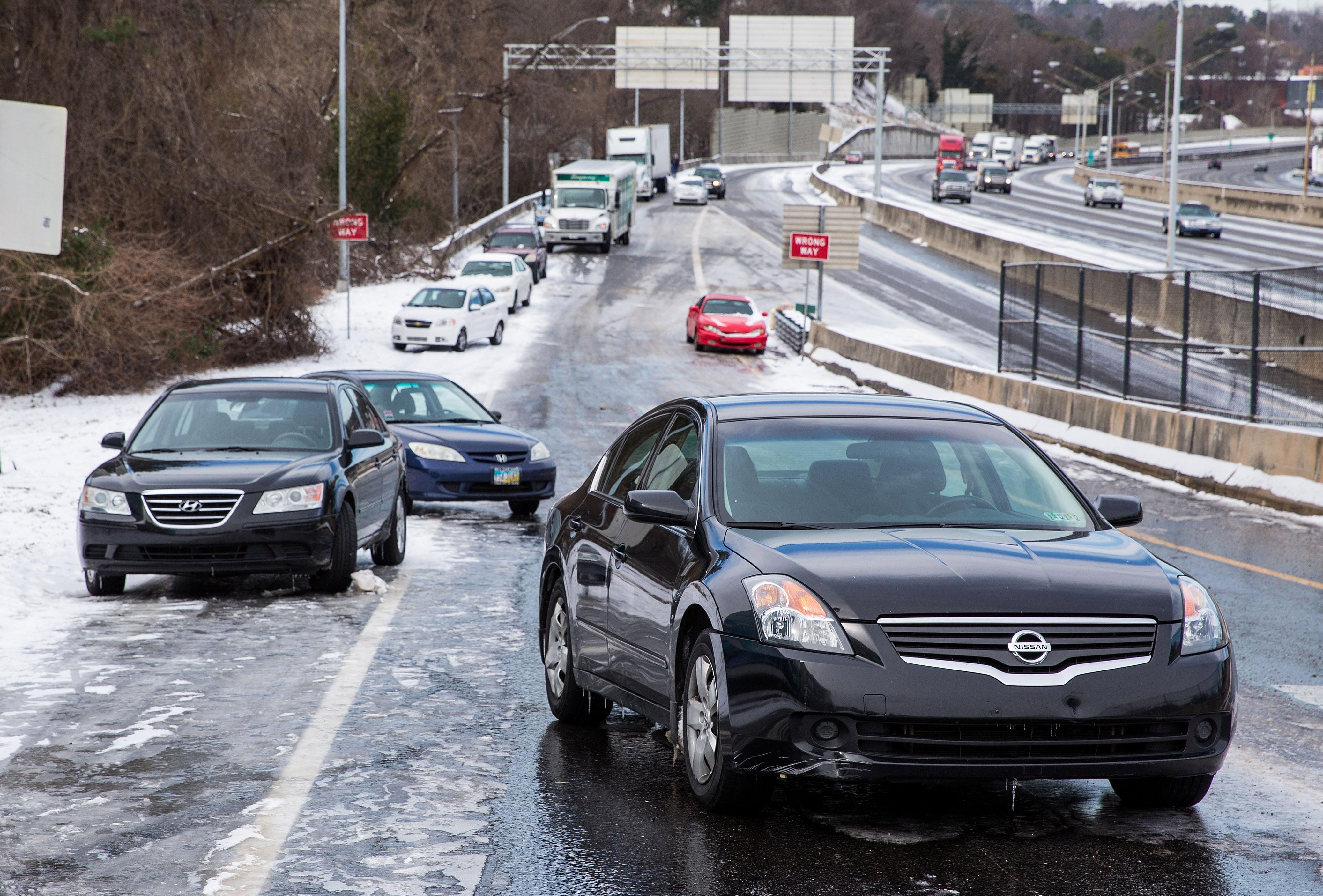 Rare Winter Storm In South Brings Ice And Snow To Region Unaccustomed To The Elements