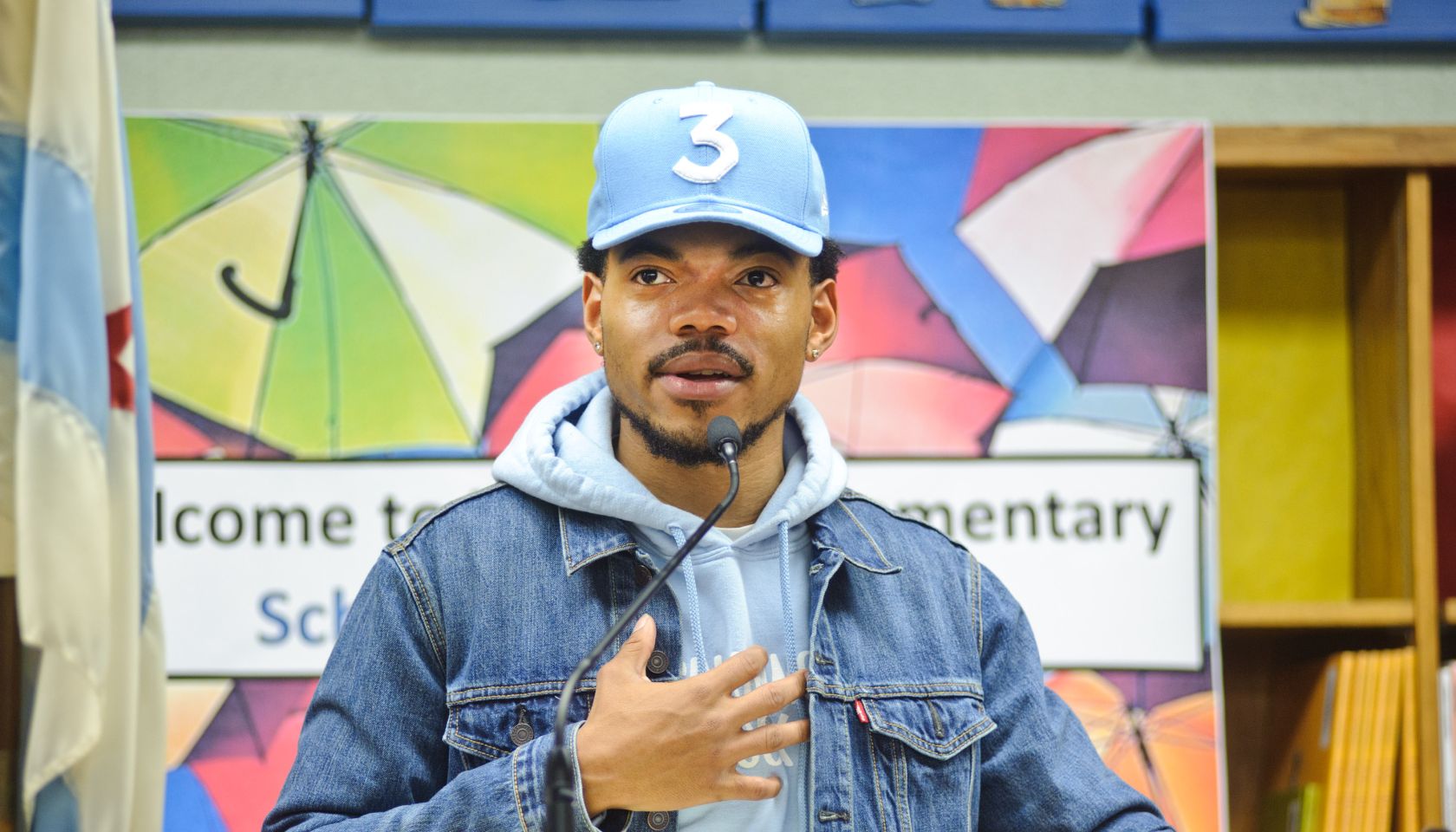 Chance The Rapper Holds A Press Conference In Support Of Chicago Schools