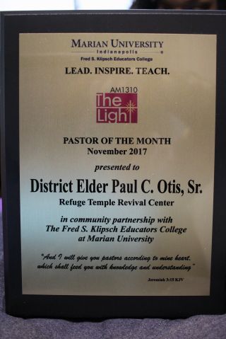 November Pastor of the Month: Bishop Larry D. Grinstead Photos