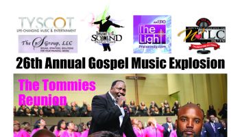 26th Annual Gospel Music Explosion Flyer