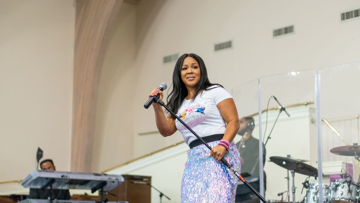 Erica Campbell Performs at Gospel Music Explosion 2018