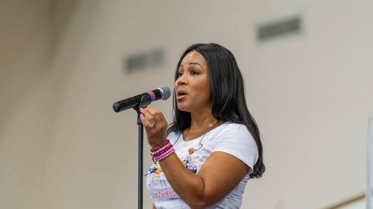 Erica Campbell Performs at Gospel Music Explosion 2018