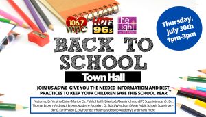 Back to School Town Hall (updated)