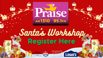 Praise Santa's Workshop Register to Win