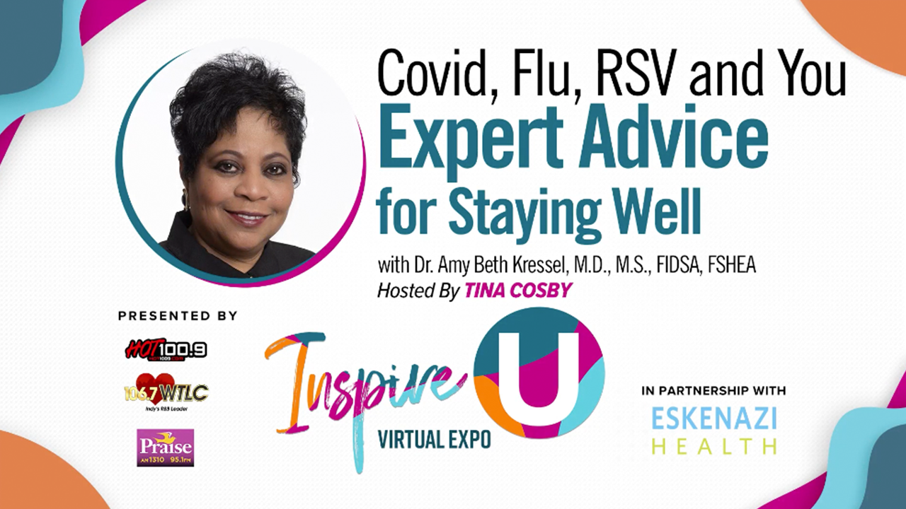 Covid, FLus RSV and You for Inspire you graphic with Tina Cosby