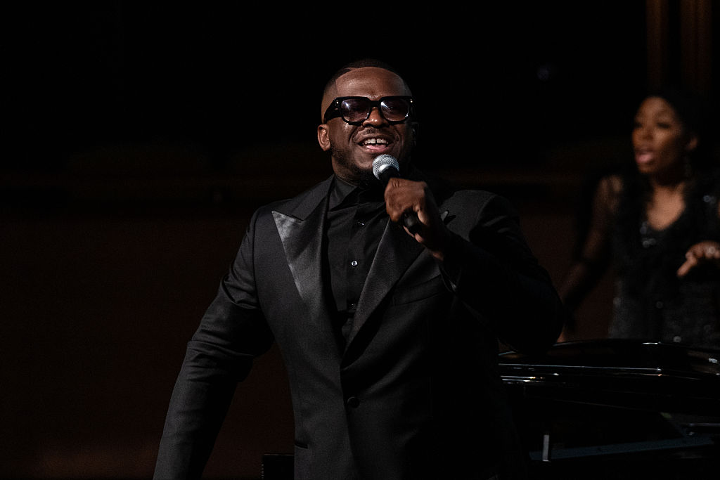 Honoree Vincent Bohanan performs during National Action