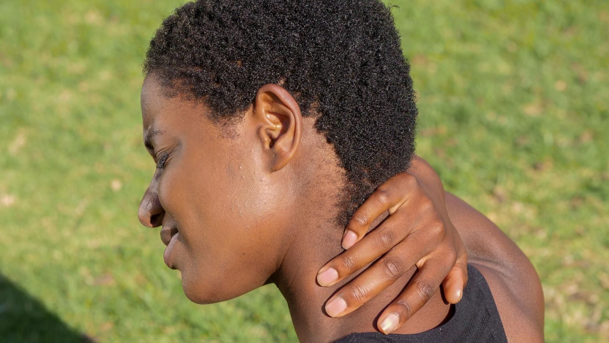 Ease work-induced neck and shoulder tension effortlessly
